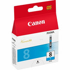 Canon 0621B001/CLI-8C Ink cartridge cyan, 420 pages ISO/IEC 24711 13ml for Canon Pixma IP 3300/4200/6600/MP 960/Pro 9000