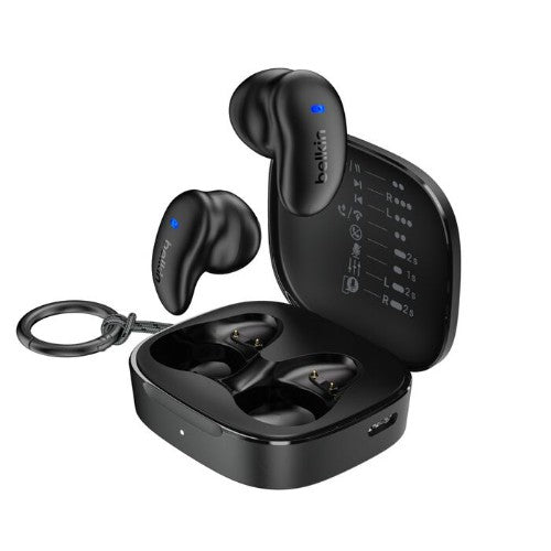 Belkin SoundForm Anywhere Headset Wired & Wireless In-ear Calls/Music USB Type-C Bluetooth Black