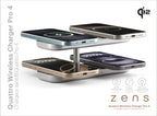 OtterBox Zens Quattro Wireless Charger Pro 4, White