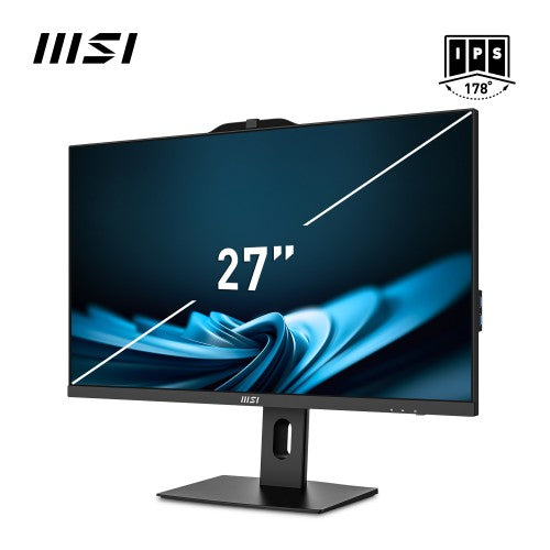 MSI Pro AP272P 14M Intel Core i5 14400 All in One PC Barebone, (NO RAM, NO Storage, NO OS), 27 Inch IPS Screen/UHD Graphics/Type-C/USB/LAN/HDMI/DP/WiFi 6E/BT 5.3/VESA