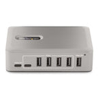 StarTech.com 10-Port USB-C Hub - 8x USB-A/2x USB-C - Self-Powered w/65W Power Supply - USB 3.1 10Gbps - Desktop/Laptop USB Hub w/USB-IF Certified 3ft Locking Cable, USB C Hub - TAA