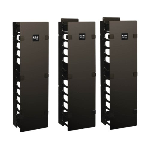 Tripp Lite SRCABLEVRT6 SmartRack 6-in. (15.24 cm) Wide High Capacity Vertical Cable Manager - Double finger duct with cover