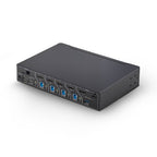 StarTech.com 4-Port DisplayPort KVM Switch with Mouse Roaming and Multi-View / Picture-in-Picture, 4K 60Hz, USB 3.0 (5Gbps) Hub, Hotkey Control, TAA Compliant