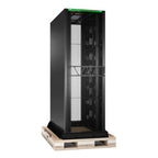APC NetShelter SX Advanced Rack, High Strength, 48U, 2258H x 750W x 1295D mm, with Shock Package, Black