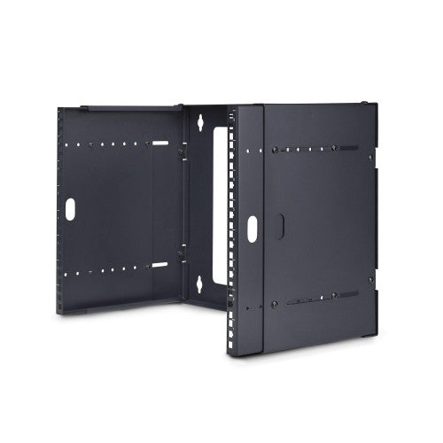 StarTech.com 2-Post 8U Wall Mounted Rack, Adjustable Depth up to 16in (40cm), Bracket for 19-inch Server/Data/Networking Equipment, Open Frame, Max 88lb (40kg)