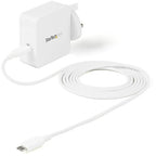 StarTech.com USB C Wall Charger - USB C Laptop Charger 60W PD - 6ft/2m Cable - Universal Compact Type C Power Adapter - Dell XPS/Lenovo X1 Carbon/HP EliteBook/MacBook - USB IF/CE Certified