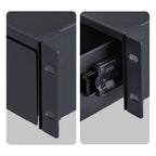 StarTech.com 2U Steel Lockable 19in Rackmount Drawer for AV, Network, Server Cabinets, 22lb (10kg) Capacity, Rear Cable Pass-through Holes, Keys Included