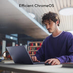 ASUS Chromebook CM14 CL1405CM4A-S60124 MediaTek Kompanio 540 Laptop 35.6 cm (14") Full HD 8 GB LPDDR5x-SDRAM 64 GB eMMC Wi-Fi 6 (802.11ax) ChromeOS UK English Grey