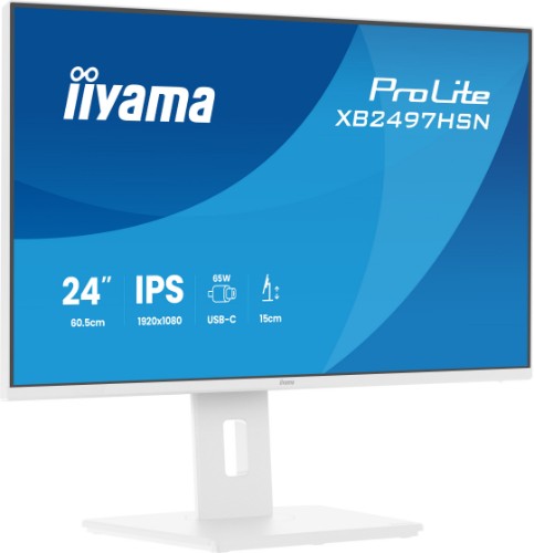 iiyama ProLite XB2497HSN-W1 computer monitor 60.5 cm (23.8") 1920 x 1080 pixels Full HD LED White