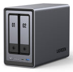 Ugreen NASync DXP2800 NAS Desktop Intel® N N100 8 GB DDR5 0 TB UGOS Pro Aluminium