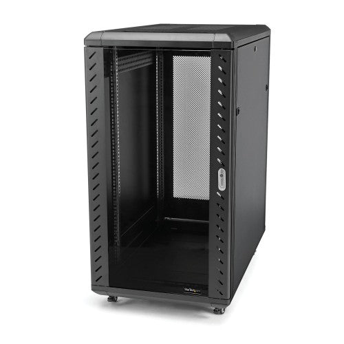 StarTech.com 32U Enterprise-Grade Flat Pack Server Rack Cabinet, 19in Enclosed 4-Post Rack with 29in (75cm) Mounting Depth and 1764lb (800kg) Weight Capacity