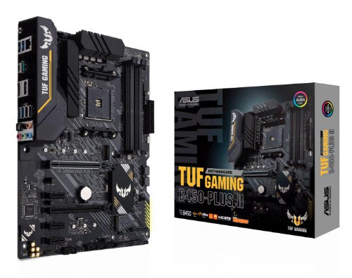 ASUS TUF GAMING B450-PLUS II AMD B450 Socket AM4 ATX