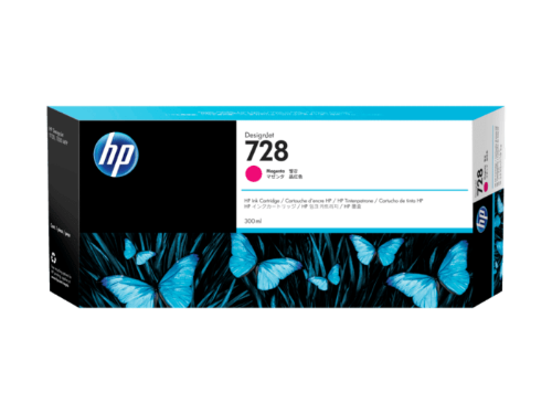 HP F9K16A/728 Ink cartridge magenta 300ml for HP DesignJet T 730/830