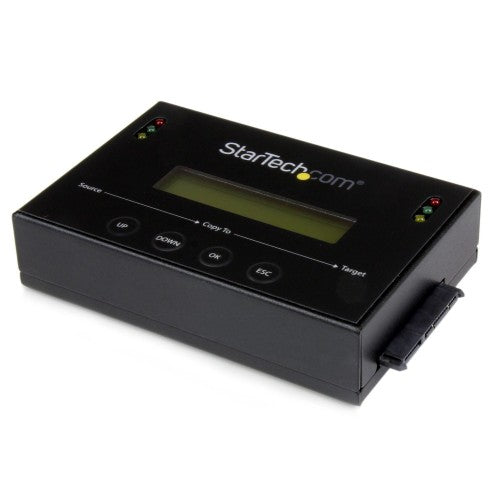 StarTech.com 1:1 Standalone Hard Drive Duplicator with Disk Image Manager For Backup and Restore, Store Several Disk Images on one 2.5/3.5" SATA Drive, HDD/SSD Cloner, No PC Required - TAA