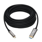 Tripp Lite U444F3-10M-H4K6 High-Speed USB-C to HDMI Fiber Active Optical Cable (AOC) - UHD 4K 60 Hz, HDR, CL3 Rated, Black, 10 m (33 ft.)