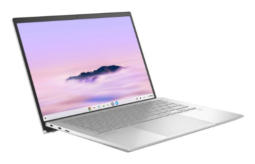 ASUS Chromebook Plus Enterprise CB54 Intel Core Ultra 5 115U 35.6 cm (14") Touchscreen WQXGA 8 GB LPDDR5x-SDRAM 256 GB SSD Wi-Fi 6E (802.11ax) ChromeOS Silver, UK