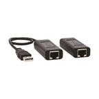 Tripp Lite B203-101-POC 1-Port USB over Cat5/Cat6 Extender Kit with Power over Cable - USB 2.0, Up to 164.04 ft. (50M), Black