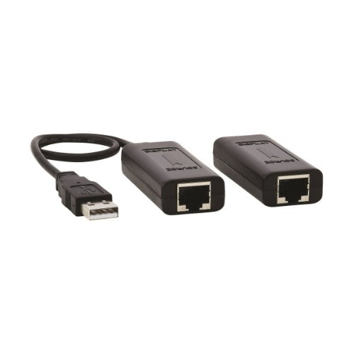 Tripp Lite B203-101-POC 1-Port USB over Cat5/Cat6 Extender Kit with Power over Cable - USB 2.0, Up to 164.04 ft. (50M), Black