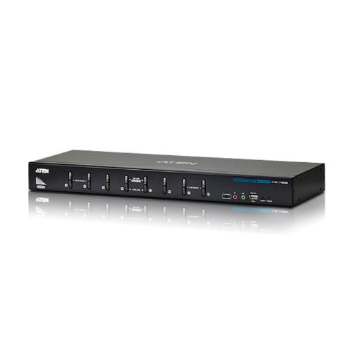 ATEN CS1788 KVM switch Rack mounting Black