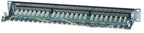 Intellinet Patch Panel, Cat6, FTP, 24-Port, 1U, Shielded, 90° Top-Entry Punch-Down Blocks, Black
