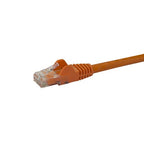 StarTech.com 75ft CAT6 Ethernet Cable - Orange CAT 6 Gigabit Ethernet Wire - 250MHz 100W PoE RJ45 UTP Network/Patch Cord Snagless w/Strain Relief Individually Tested