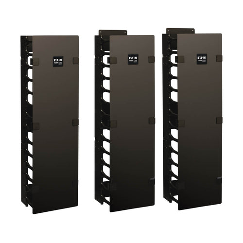 Tripp Lite SRCABLEVRT6 SmartRack 6-in. (15.24 cm) Wide High Capacity Vertical Cable Manager - Double finger duct with cover