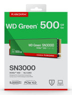 Western Digital Green WD ™ SN3000 NVMe™ SSD POWERED BY SANDISK 500 GB