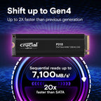Crucial P310 4 TB M.2 PCI Express 4.0 NVMe