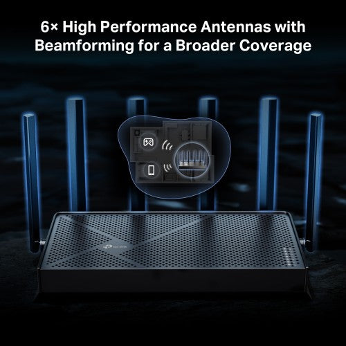 TP-Link Archer BE400 wireless router 2.5 Gigabit Ethernet Dual-band (2.4 GHz / 5 GHz) Black