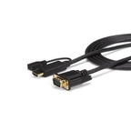 StarTech.com 3ft (91cm) HDMI to VGA Active Converter Cable - HDMI to VGA Adapter - 1920x1200 or 1080p