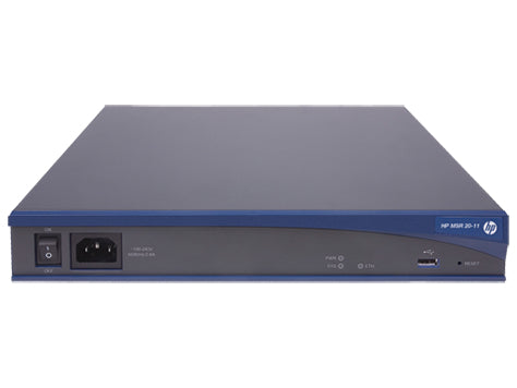 HPE A-MSR20-11 wireless router Fast Ethernet Blue