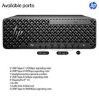 HP Z2 SFF G1i Wolf Pro Security Edition Intel Core Ultra 7 265K 48 GB DDR5-SDRAM 1 TB SSD NVIDIA RTX Pro 2000 Blackwell Windows 11 Pro Workstation AI Workstation, AI PC Black