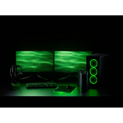 APC Back-UPS Pro for Gaming, 2200VA/1320W, Tower, 230V, 2x UK and 2x IEC C13 outlets, RGB Lights, Pure Sine Wave, Midnight (Black)
