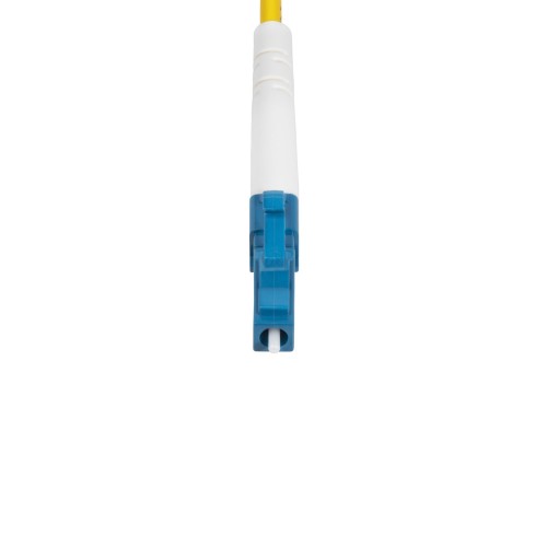 StarTech.com 5m (16.4ft) LC to LC (UPC) OS2 Single Mode Simplex Fiber Optic Cable, 9/125µm, 40G/100G, Bend Insensitive, Low Insertion Loss - LSZH Fiber Jumper Cord
