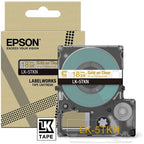 Epson C53S672097/LK-5TKN DirectLabel-etikettes gold on Transparent 18mm x 8m for Epson LabelWorks LW-C 410/610