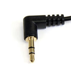 StarTech.com 3 ft Slim 3.5mm Right Angle Stereo Audio Cable - M/M