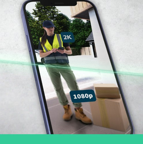 Arlo Essential 2K Video Doorbell & Chime White