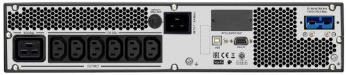 APC Easy UPS ONLINE SRV RM Ext. 3000VA230V uninterruptible power supply (UPS) Double-conversion (Online) 3 kVA 2400 W 7 AC outlet(s)