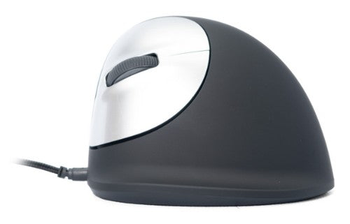R-Go Tools Ergonomic mouse R-Go HE Break with break software, large (hand size &ge; 185 mm), left-handed, Wired, black