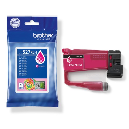 Brother LC-527XLM Ink cartridge magenta high-capacity, 2K pages ISO/IEC 19752 for Brother MFC-J 4350/6560/6975