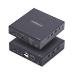 StarTech.com HDMI KVM Extender Over IP Network, 4K 60Hz, Driverless, HDMI and USB Over Ethernet/CAT6, AVoIP, Transmitter and Receiver Kit, Includes Mounting Kits