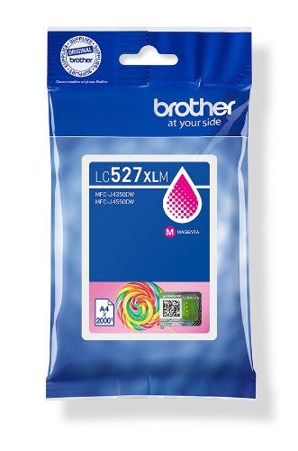 Brother LC-527XLM Ink cartridge magenta high-capacity, 2K pages ISO/IEC 19752 for Brother MFC-J 4350