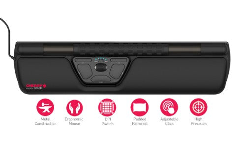 CHERRY ROLLERMOUSE™ mouse Ambidextrous USB Type-A Optical 2800 DPI