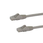 StarTech.com 100ft CAT6 Ethernet Cable - Gray CAT 6 Gigabit Ethernet Wire -250MHz 100W PoE RJ45 UTP Network/Patch Cord Snagless w/Strain Relief Individually Tested