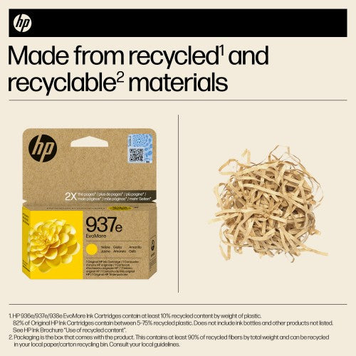 HP 4S6W8NE/937E Printhead cartridge yellow Evomore, 1.65K pages ISO/IEC 19752 for HP OJ Pro 9100/e