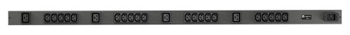 Vertiv Geist rPDU, basic, 0U, input C20 230V 16A, outputs (20)C13 | (4)C19 power distribution unit (PDU) 24 AC outlet(s) Black