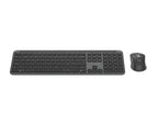 Logitech Signature Slim Combo MK950 keyboard Mouse included Office RF Wireless + Bluetooth QWERTY Nordic Graphite