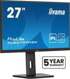 iiyama ProLite 27" IPS technology panel with USB-C dock and RJ45 (LAN)
