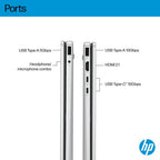 HP OmniBook 5 Flip 2-in-1 Laptop 14-fp0001nax Intel® Core™ i5 i5-1334U 35.6 cm (14") Touchscreen 2K 16 GB LPDDR5-SDRAM 512 GB SSD Wi-Fi 6 (802.11ax) Windows 11 Home Silver