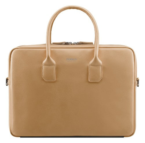 Mobilis 042010 laptop case 35.6 cm (14") Briefcase Sand